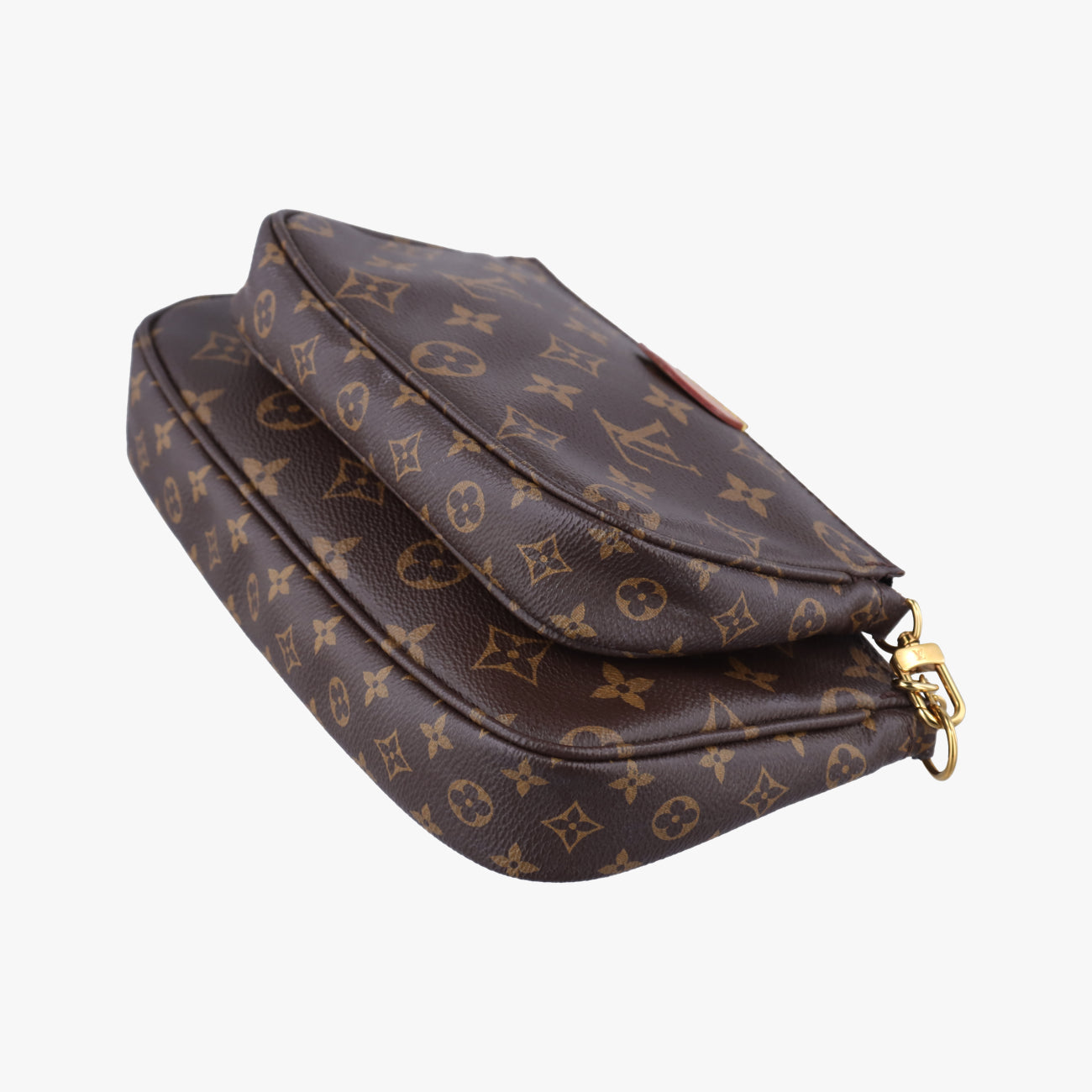 Pre-owned Louis Vuitton MULTI POCHETTE ACCESSOIRES MARRON×ROSE CLAIRE Monogram Canvas M44840 shoulderbag | stylenewstar