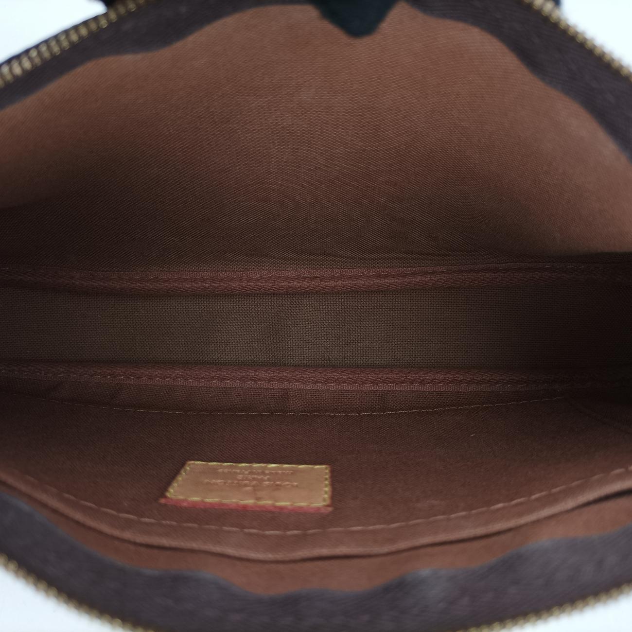 Pre-owned Louis Vuitton MULTI POCHETTE ACCESSOIRES MARRON×ROSE CLAIRE Monogram Canvas M44840 shoulderbag | stylenewstar