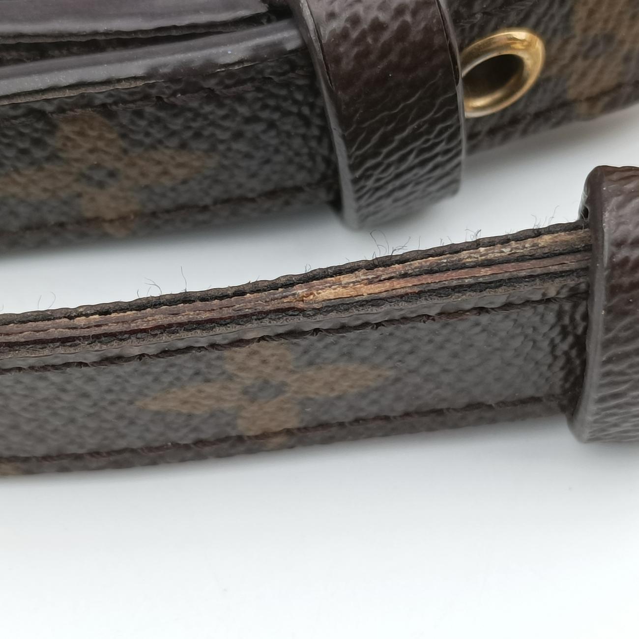 PALLAS Brown×CERISE Monogram Canvas×calf leather SN1124