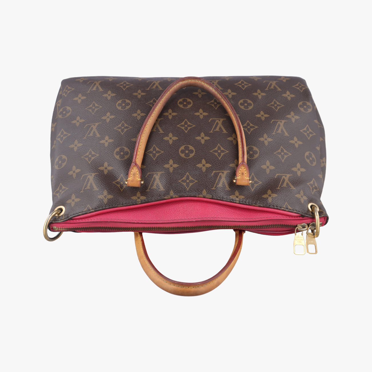 PALLAS Brown×CERISE Monogram Canvas×calf leather SN1124
