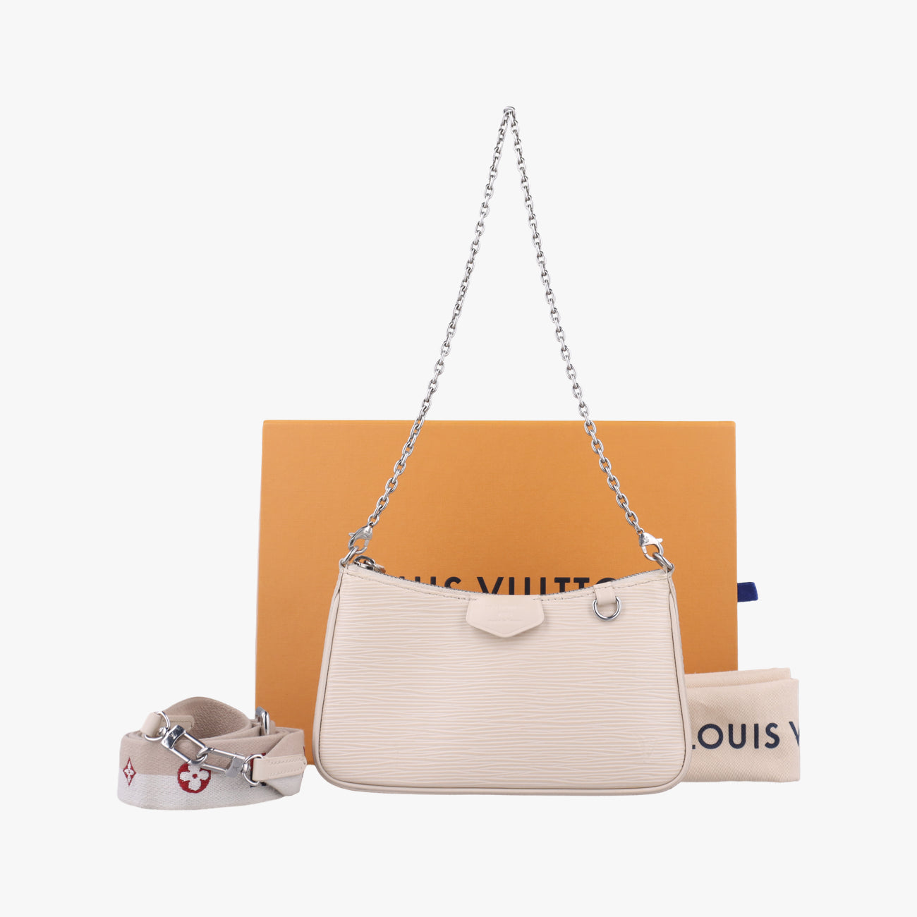 Vintage Louis Vuitton Easy pouch Cream epi M80479 shoulderbag | stylenewstar