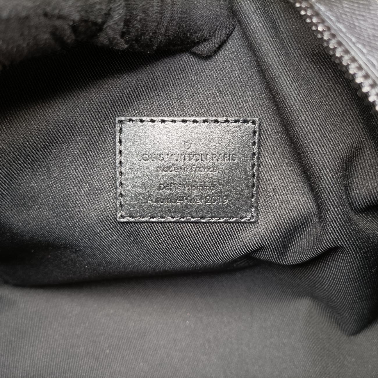 Pre-owned Louis Vuitton Soft Trunk Black x Rainbow Taiga M30341 shoulderbag | stylenewstar