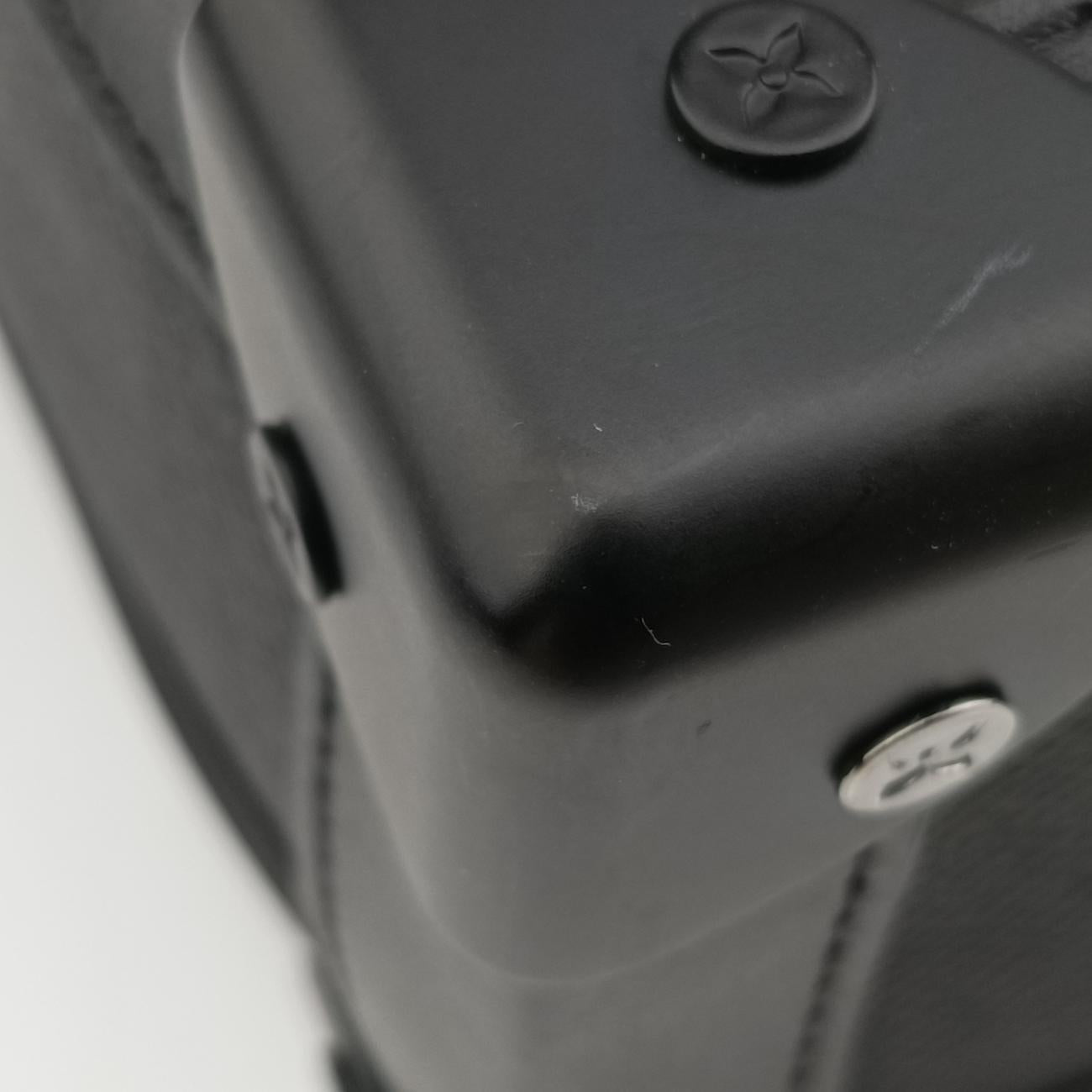 Pre-owned Louis Vuitton Soft Trunk Black x Rainbow Taiga M30341 shoulderbag | stylenewstar