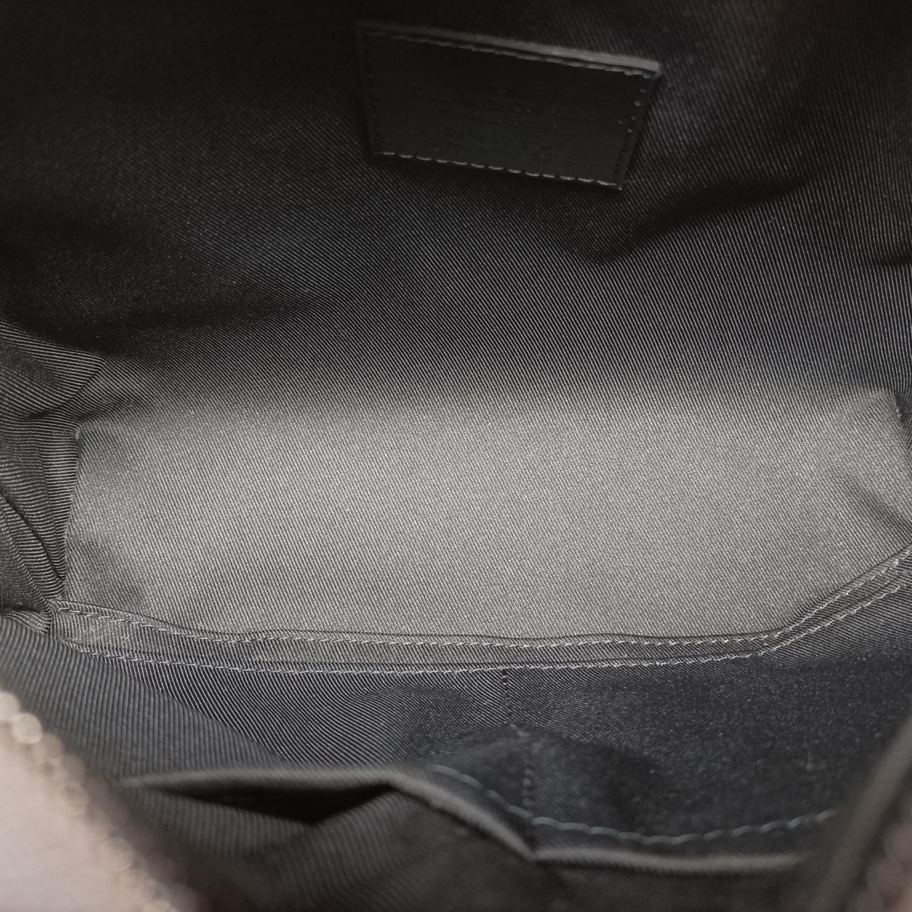 Pre-owned Louis Vuitton Soft Trunk Black x Rainbow Taiga M30341 shoulderbag | stylenewstar