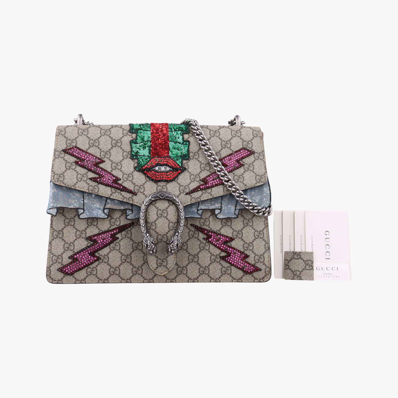 Secondhand Gucci Dionysus Multicolour PVC coated canvas 400235 shoulderbag | stylenewstar
