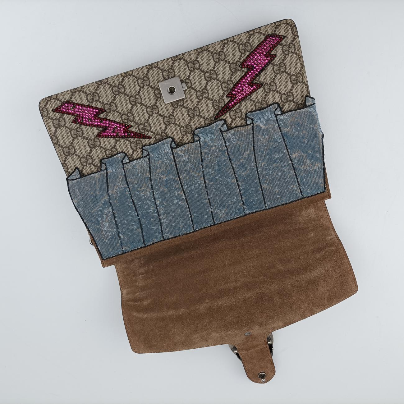 Secondhand Gucci Dionysus Multicolour PVC coated canvas 400235 shoulderbag | stylenewstar