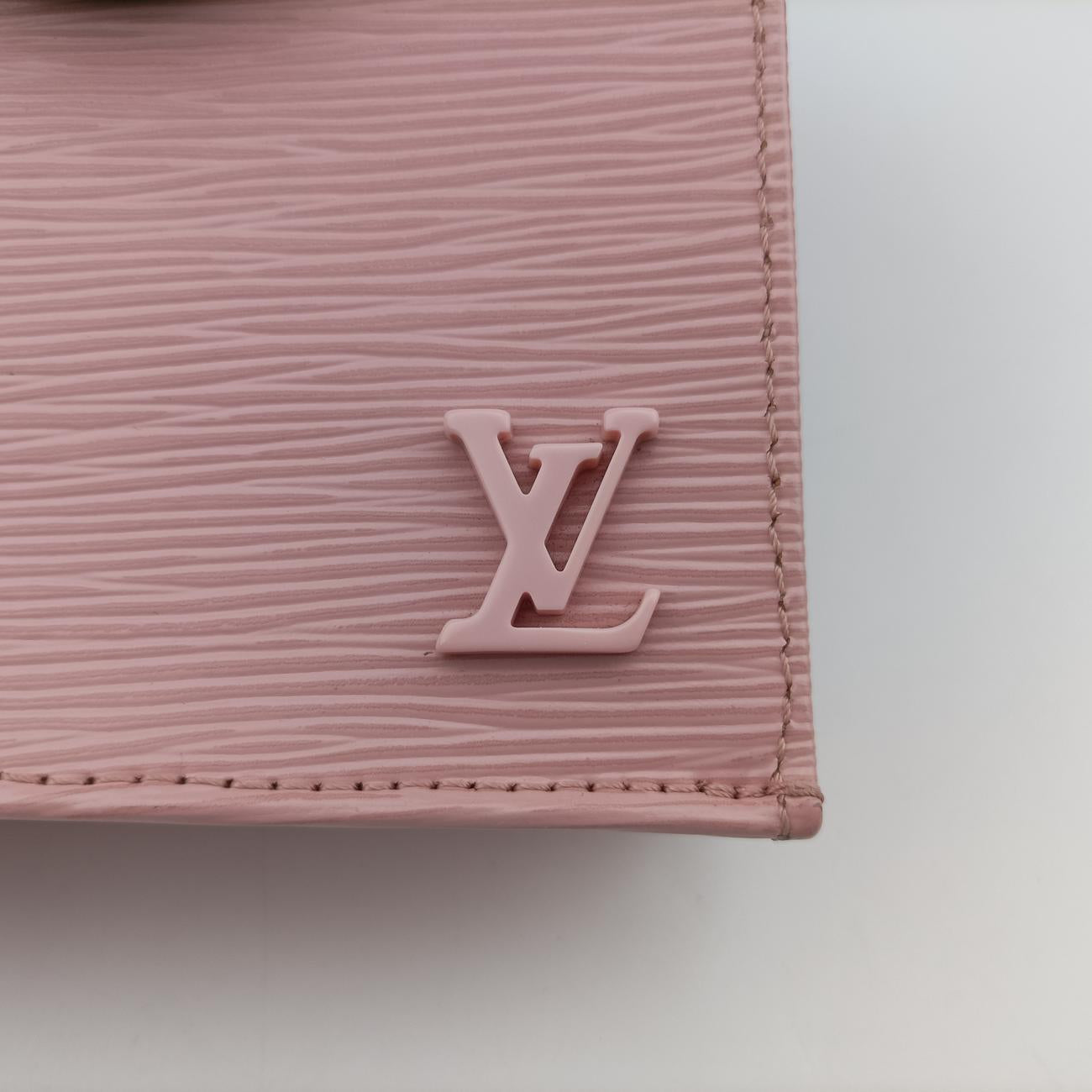 Pre-owned Louis Vuitton Petit Sac Plat ROSE BALLERIN Epi M69575 shoulderbag | stylenewstar