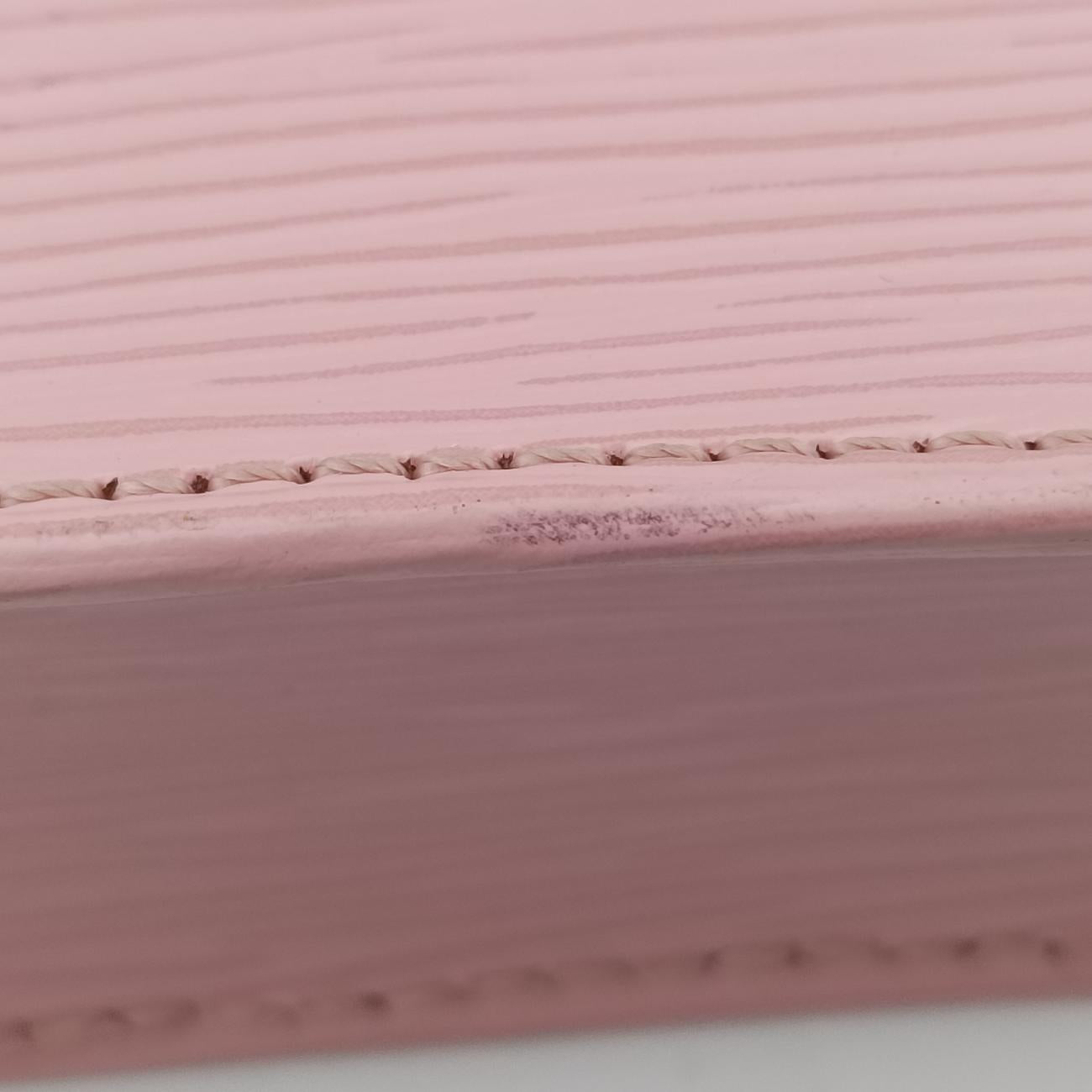 Pre-owned Louis Vuitton Petit Sac Plat ROSE BALLERIN Epi M69575 shoulderbag | stylenewstar