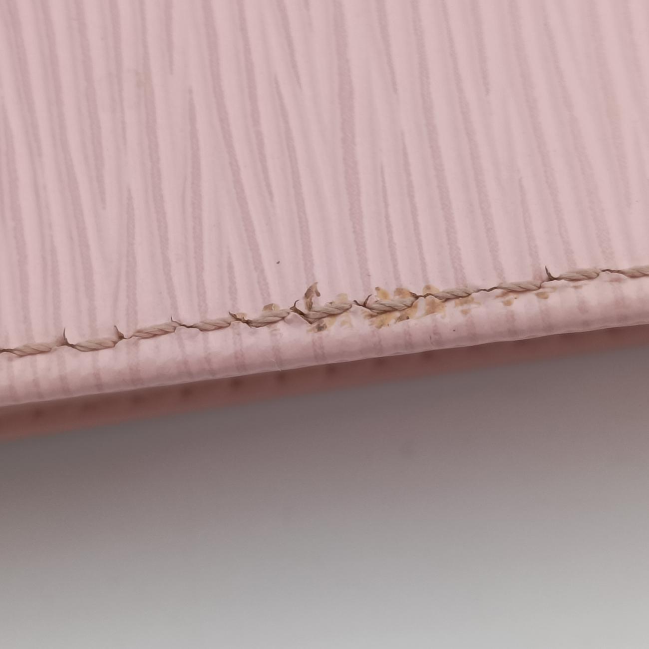 Pre-owned Louis Vuitton Petit Sac Plat ROSE BALLERIN Epi M69575 shoulderbag | stylenewstar