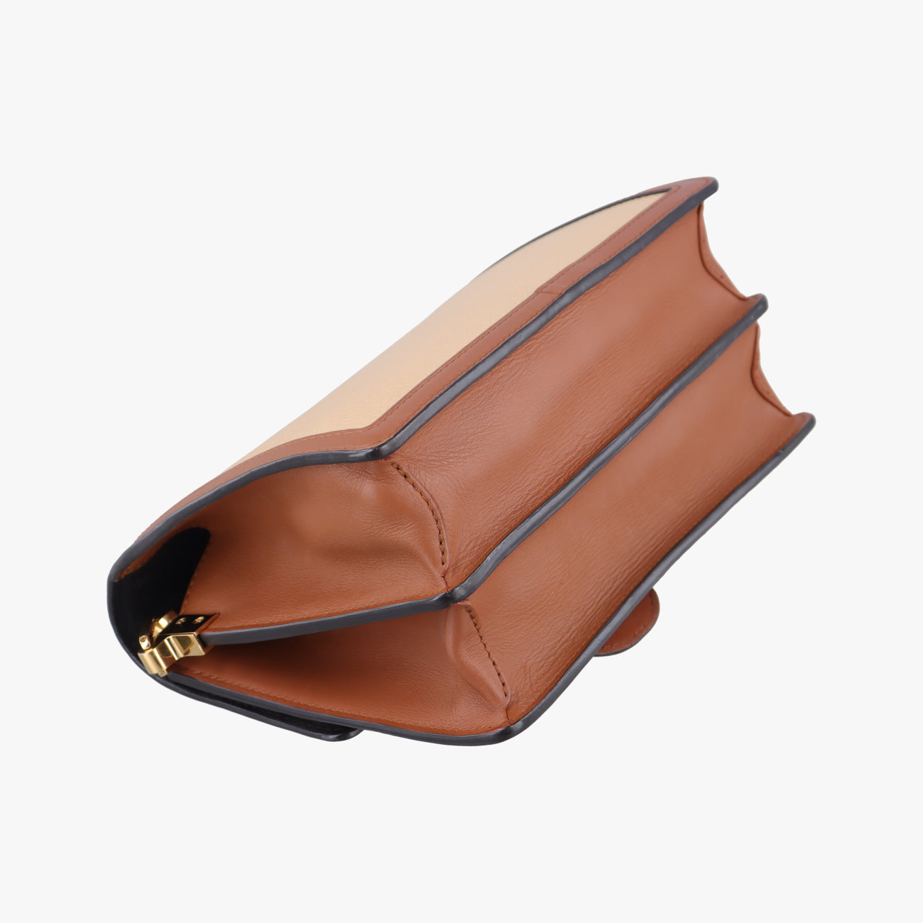 Pre-owned Louis Vuitton DAUPHINE MM Scarlet Red×Panama Beige Taurillon leather M53830 shoulderbag | stylenewstar