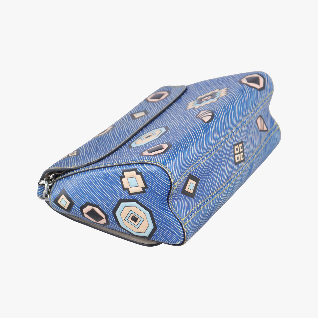 Secondhand Louis Vuitton Twist MM Blue x Multicolor Epi M54865 shoulderbag | stylenewstar