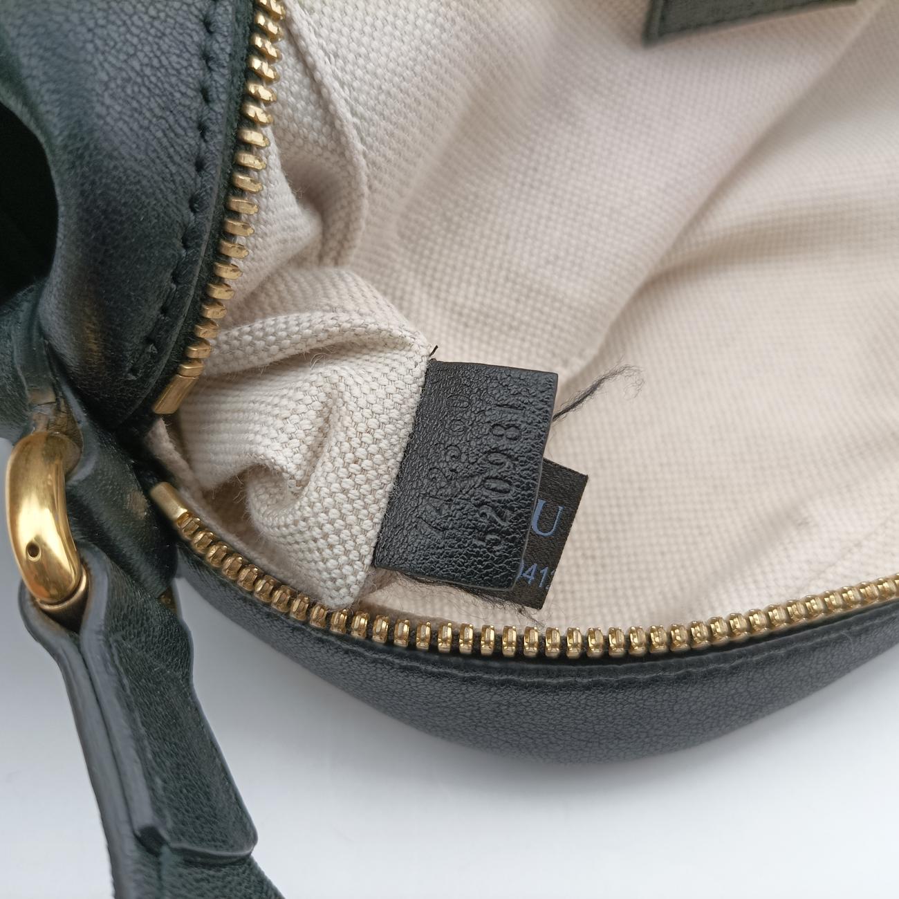 Pre-owned Gucci Blondie Black Leather 742360 shoulderbag | stylenewstar