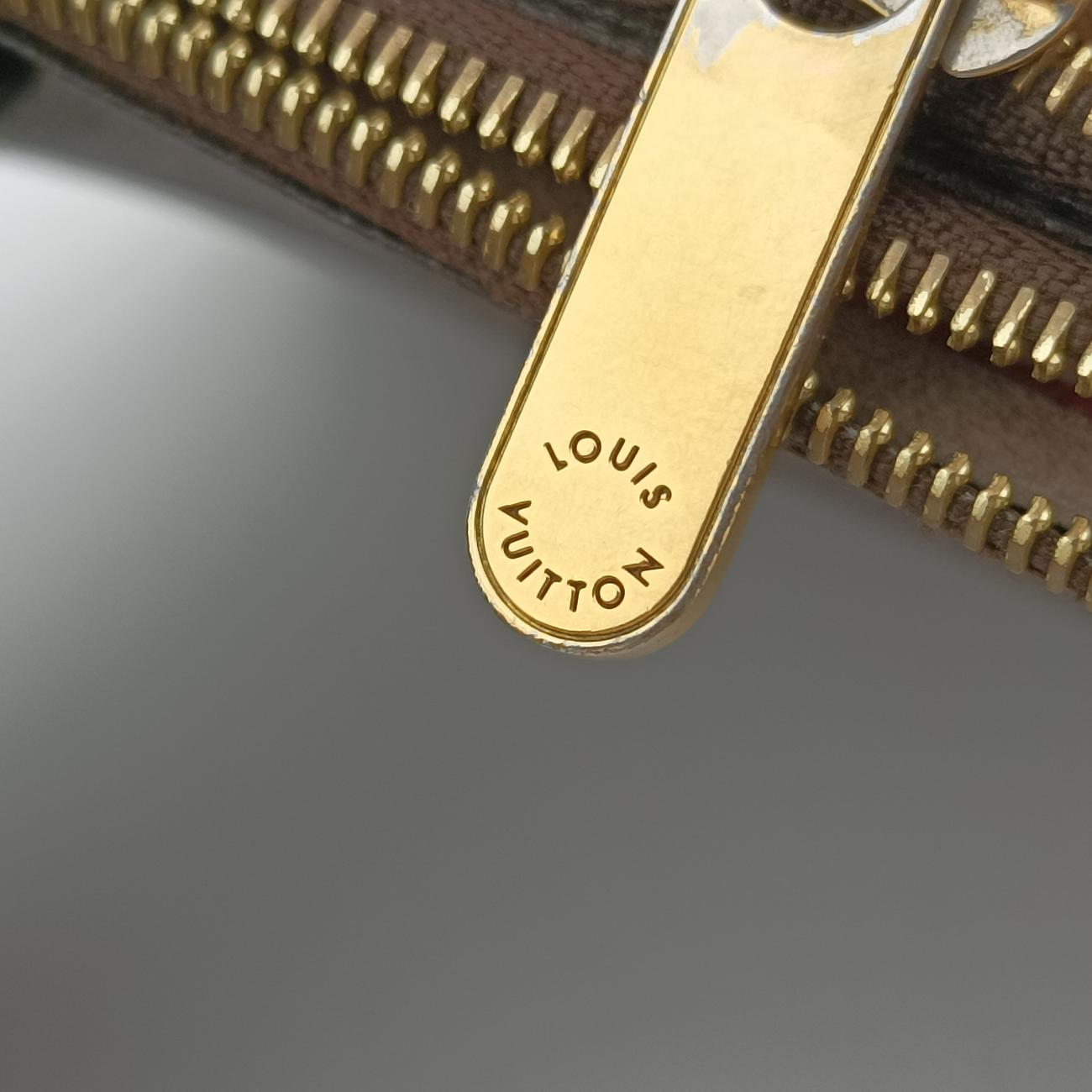 Pre-owned Louis Vuitton Pochette Double Zip Blooming Flowers brown×multi Monogram Canvas×calf leather M63905 shoulderbag | stylenewstar