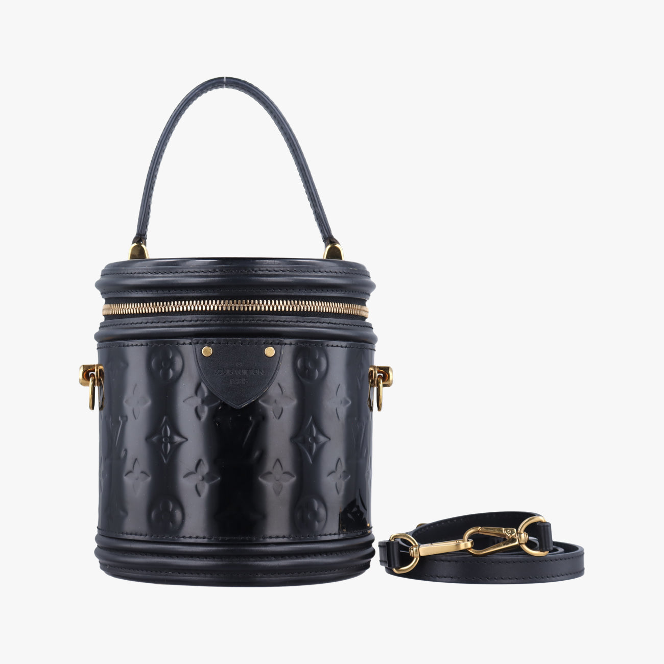 Pre-owned Louis Vuitton Cannes PM Noir Vernis M53997 shoulderbag | stylenewstar