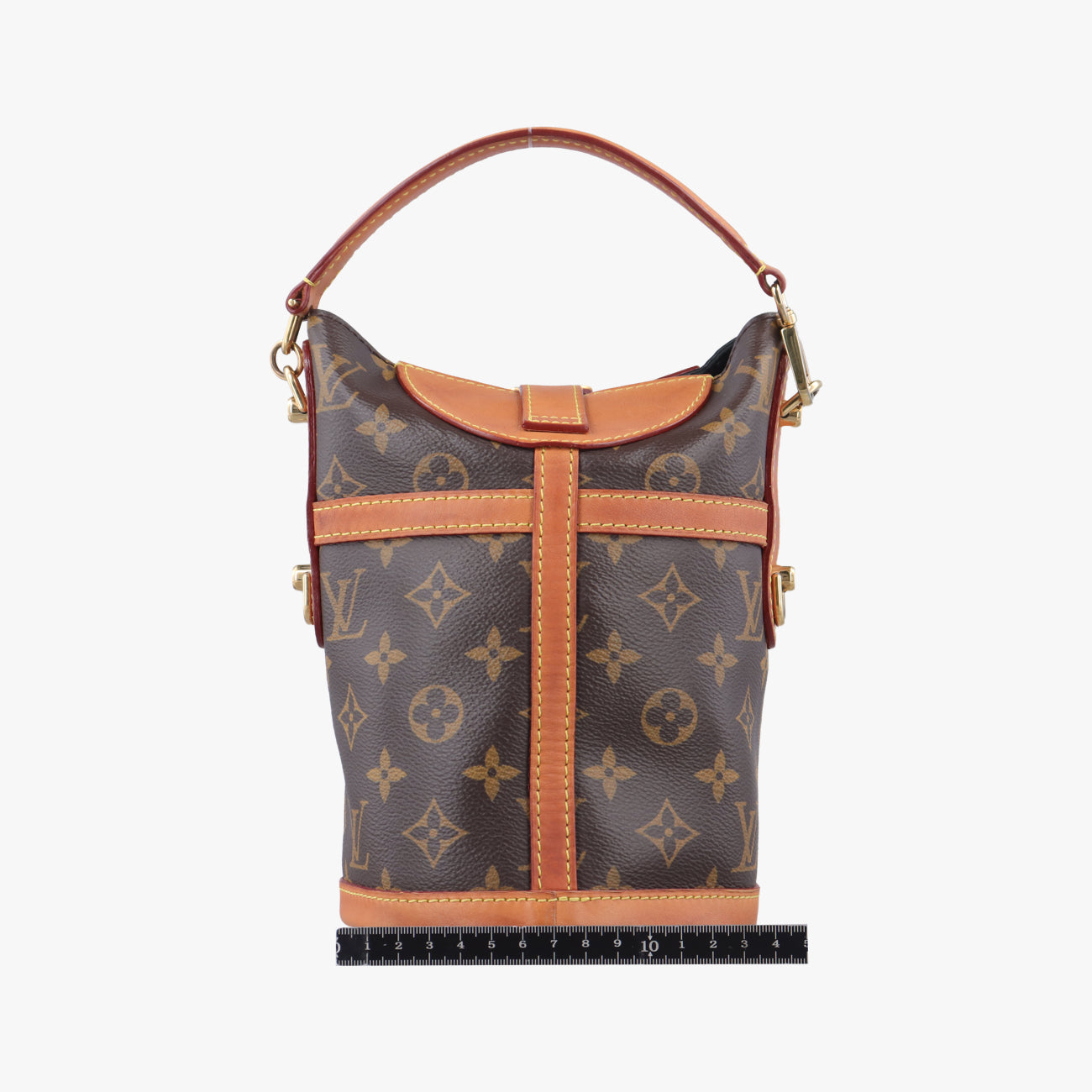 Pre-owned Louis Vuitton DUFFLE Brown Monogram Canvas M43587 shoulderbag | stylenewstar