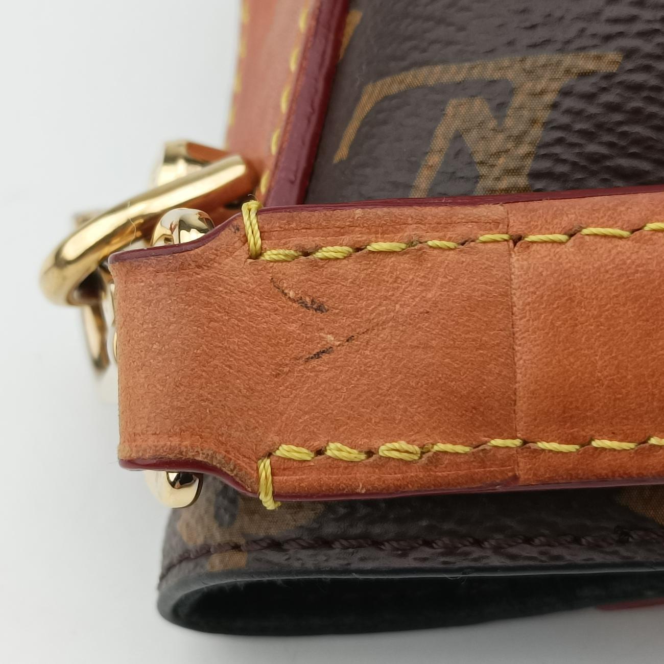 Pre-owned Louis Vuitton DUFFLE Brown Monogram Canvas M43587 shoulderbag | stylenewstar