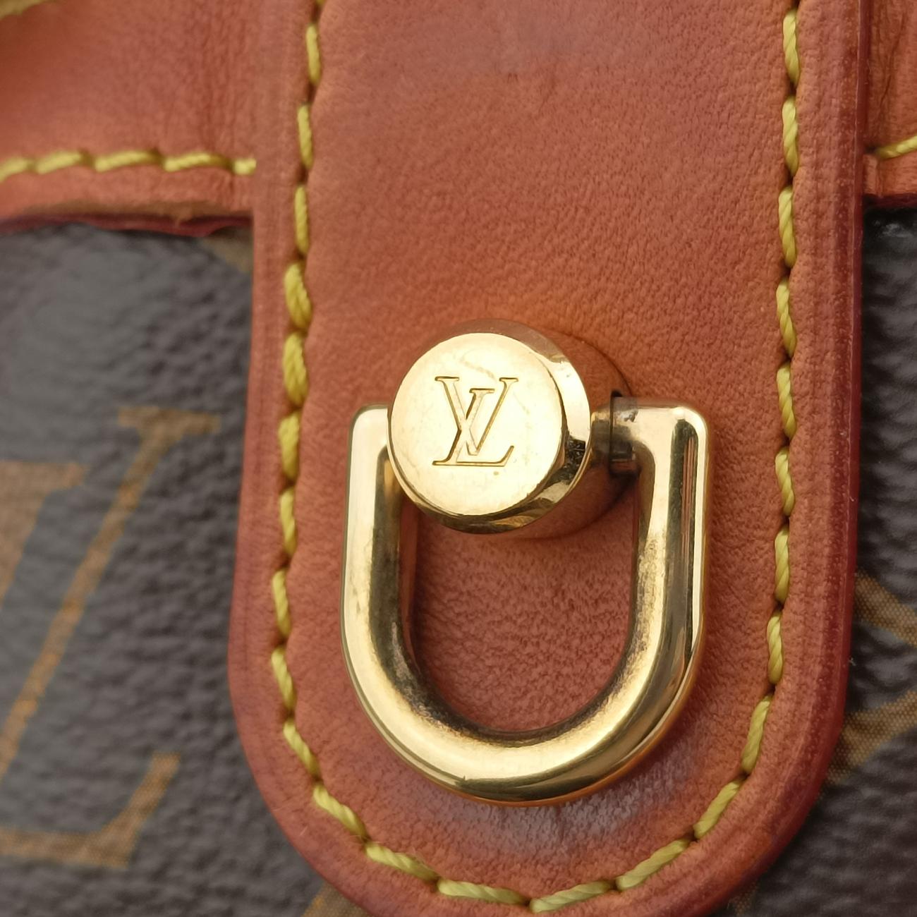 Pre-owned Louis Vuitton DUFFLE Brown Monogram Canvas M43587 shoulderbag | stylenewstar