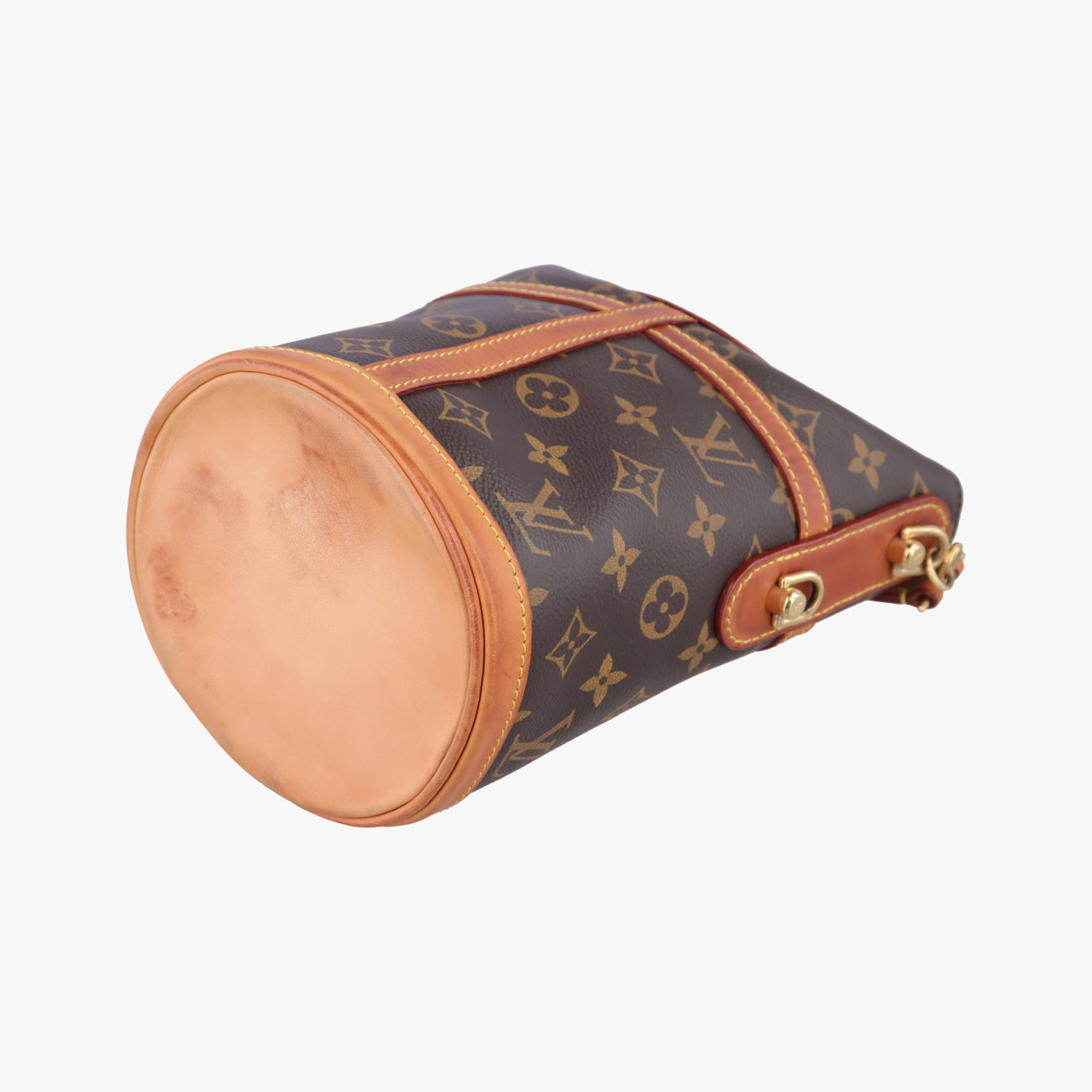 Pre-owned Louis Vuitton DUFFLE Brown Monogram Canvas M43587 shoulderbag | stylenewstar