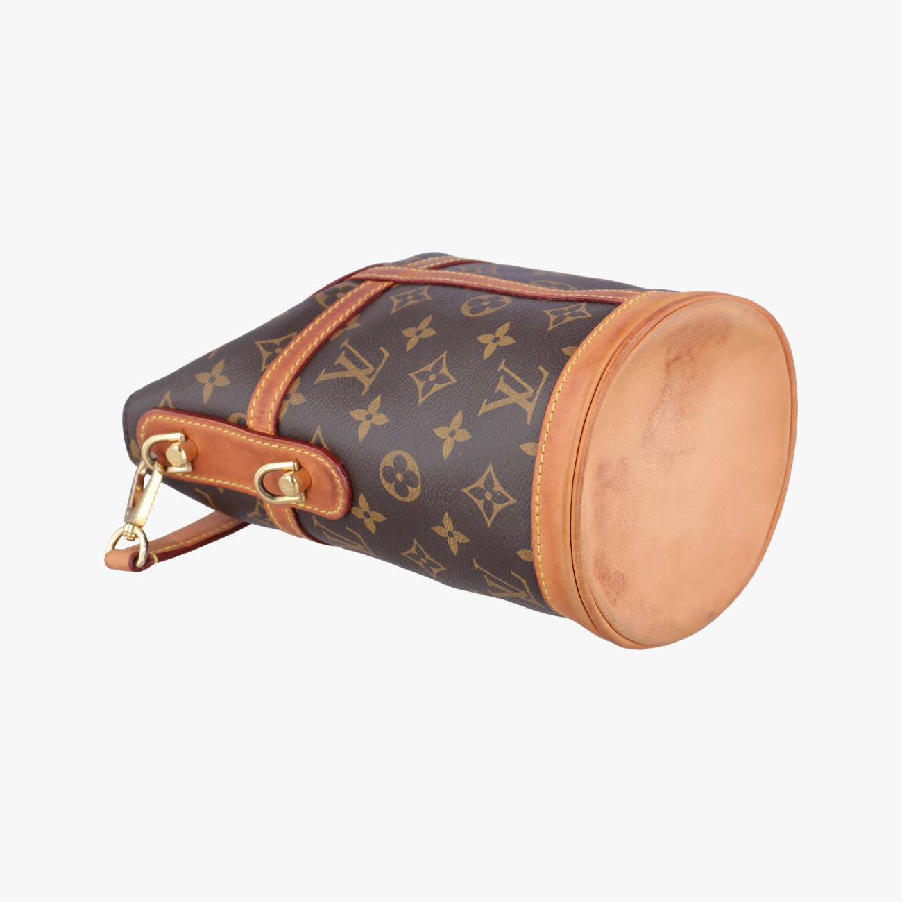 Pre-owned Louis Vuitton DUFFLE Brown Monogram Canvas M43587 shoulderbag | stylenewstar
