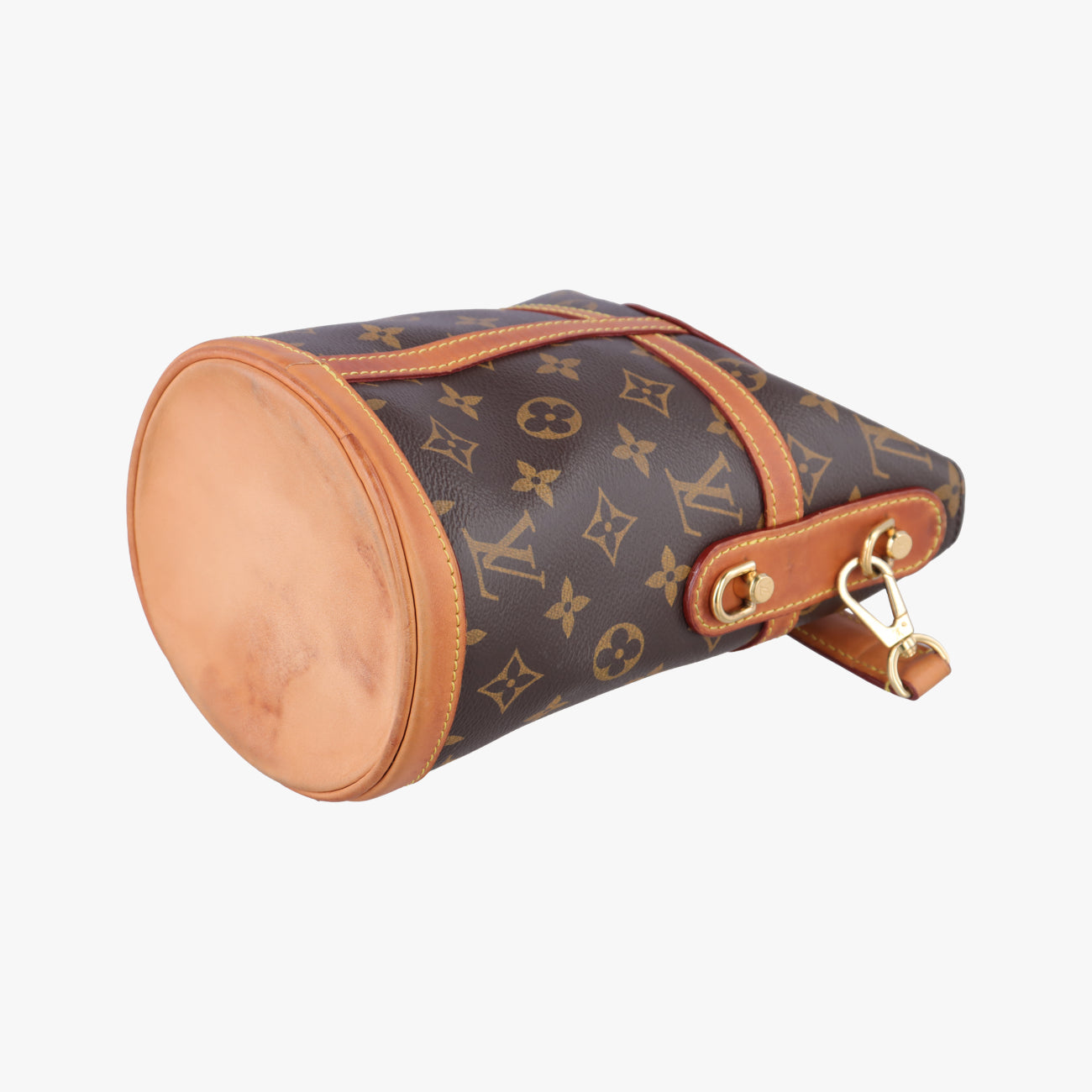 Pre-owned Louis Vuitton DUFFLE Brown Monogram Canvas M43587 shoulderbag | stylenewstar