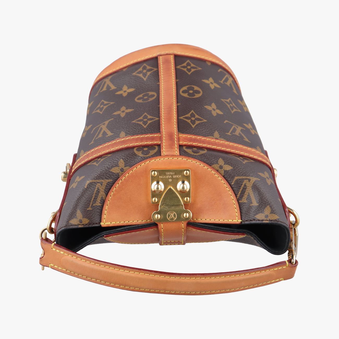 Pre-owned Louis Vuitton DUFFLE Brown Monogram Canvas M43587 shoulderbag | stylenewstar