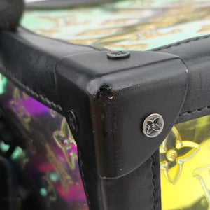 Soft Trunk Hologram x black Monogram Prism×calf leather DU5119