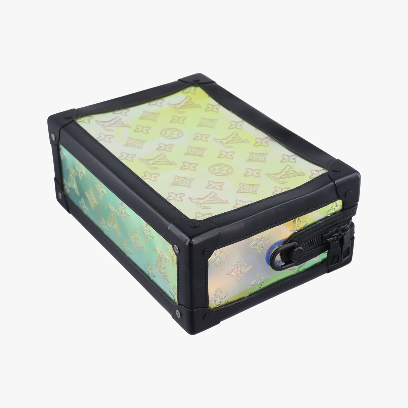 Soft Trunk Hologram x black Monogram Prism×calf leather DU5119