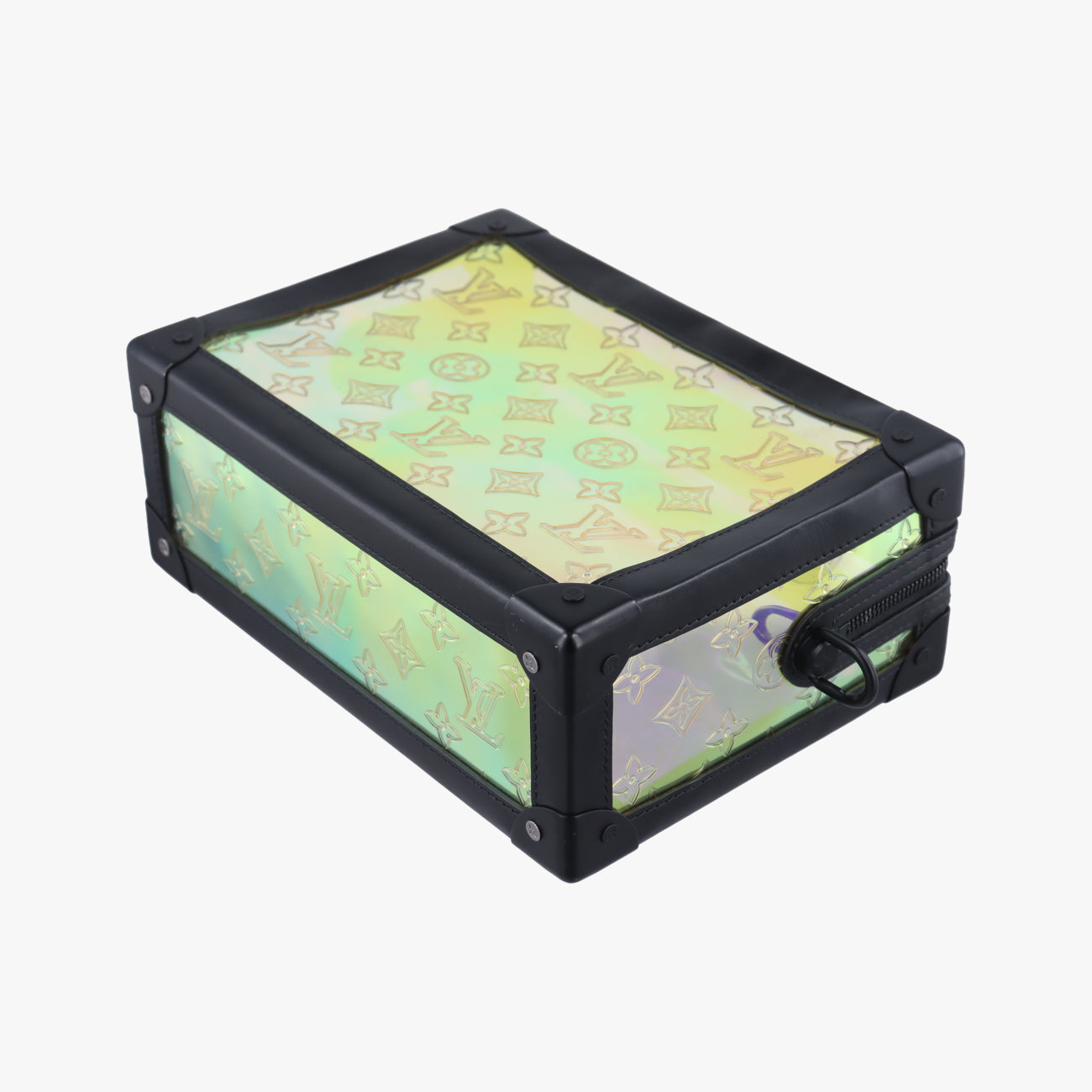 Soft Trunk Hologram x black Monogram Prism×calf leather DU5119
