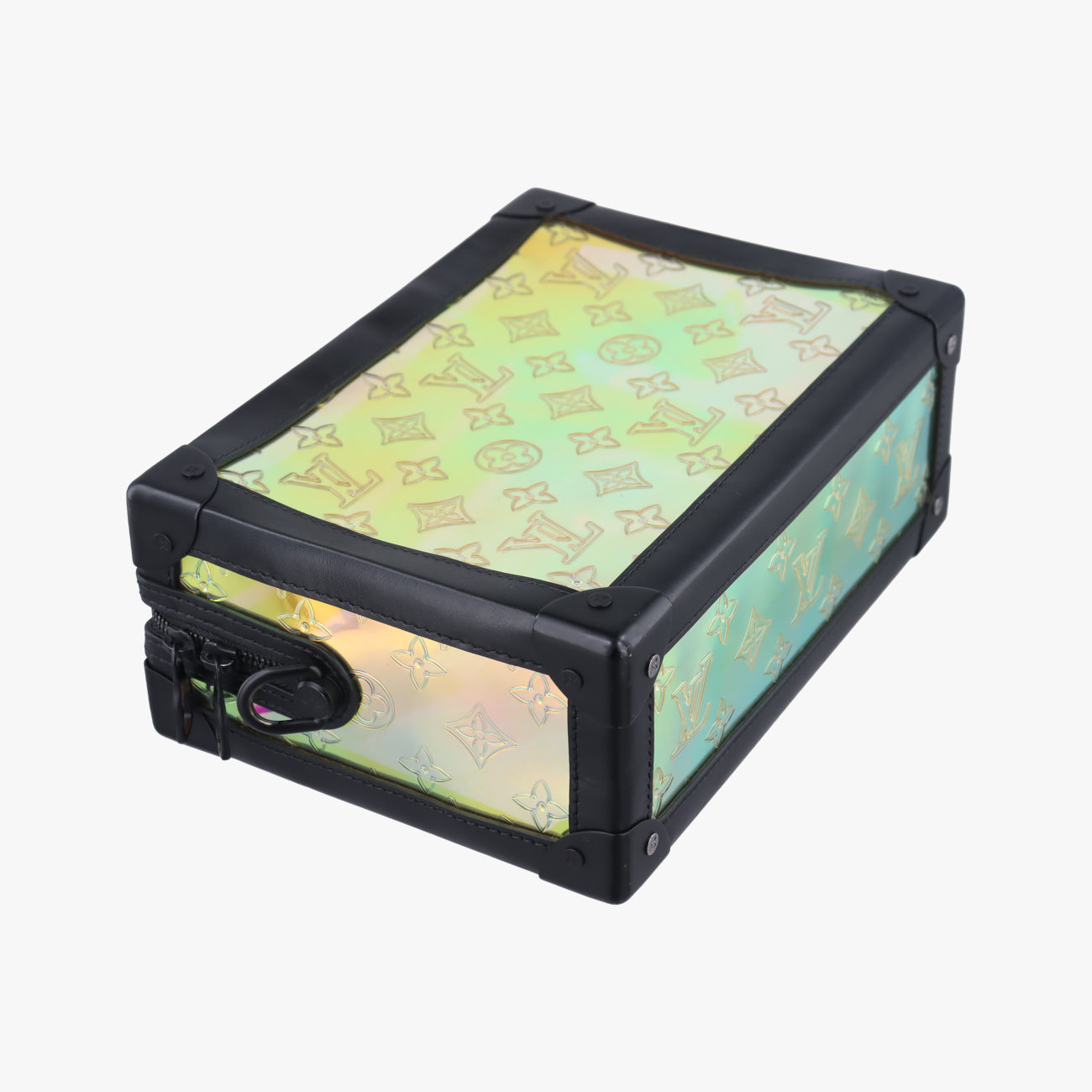 Soft Trunk Hologram x black Monogram Prism×calf leather DU5119