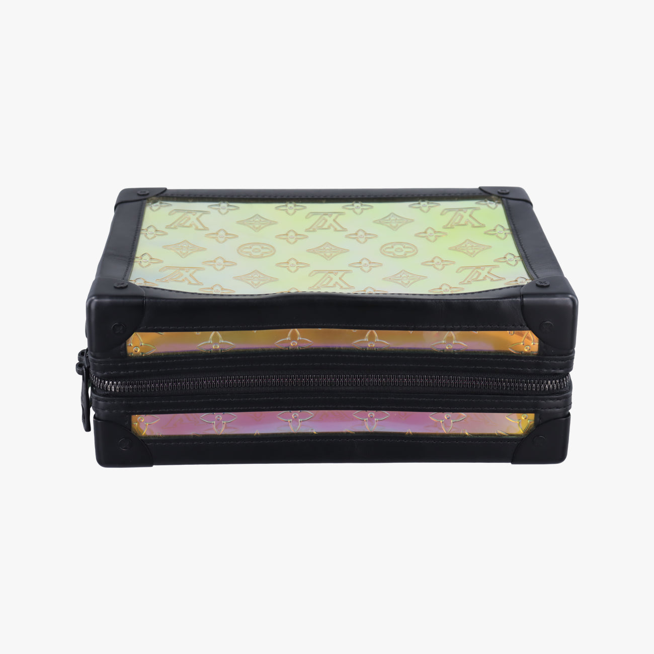 Soft Trunk Hologram x black Monogram Prism×calf leather DU5119