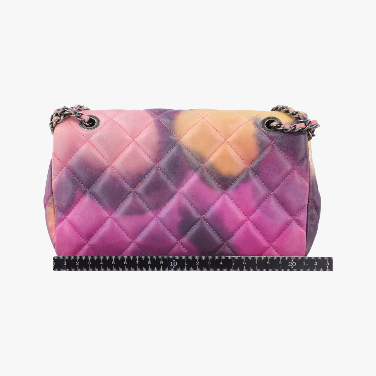 Pre-owned Chanel CC Logo Flower Power Matelasse Multicolour lambskin A92853 shoulderbag | stylenewstar