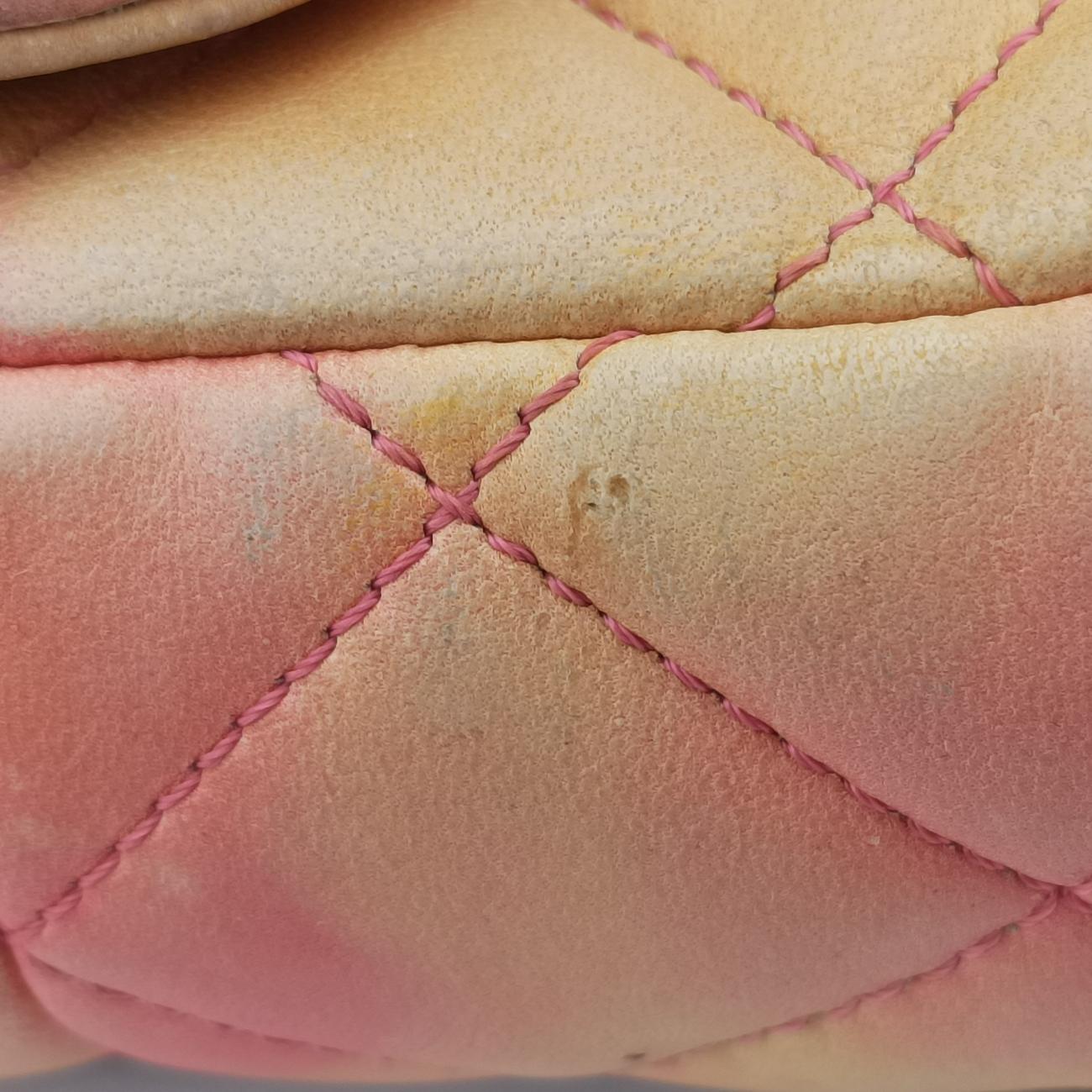 Pre-owned Chanel CC Logo Flower Power Matelasse Multicolour lambskin A92853 shoulderbag | stylenewstar