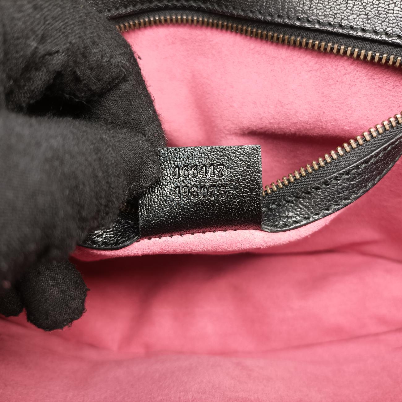 Vintage Gucci Future Bow Black×White Leather 466417 shoulderbag | stylenewstar