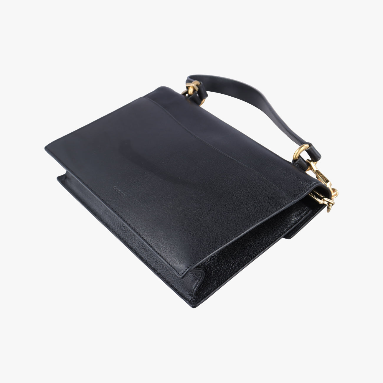 Vintage Gucci Future Bow Black×White Leather 466417 shoulderbag | stylenewstar