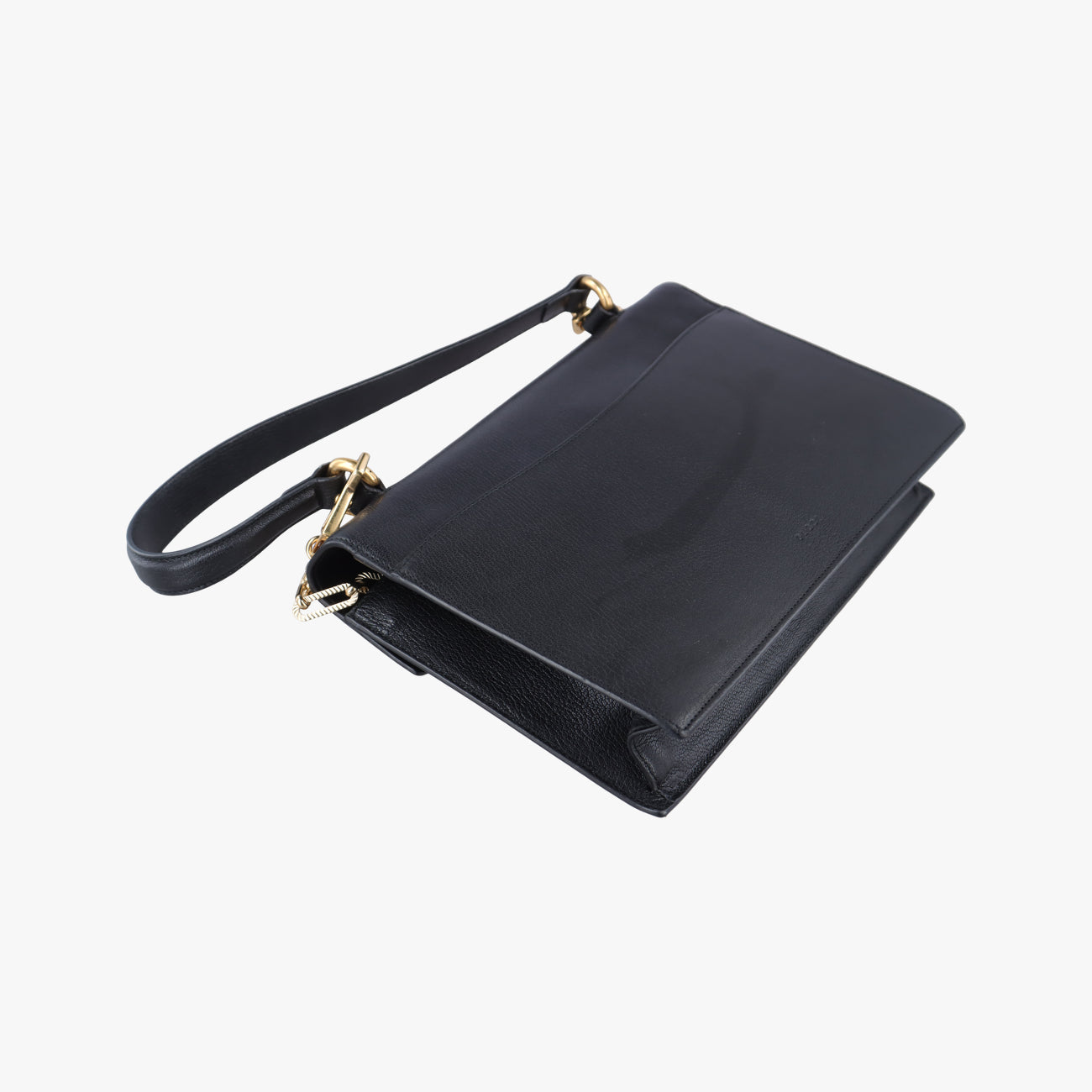 Vintage Gucci Future Bow Black×White Leather 466417 shoulderbag | stylenewstar