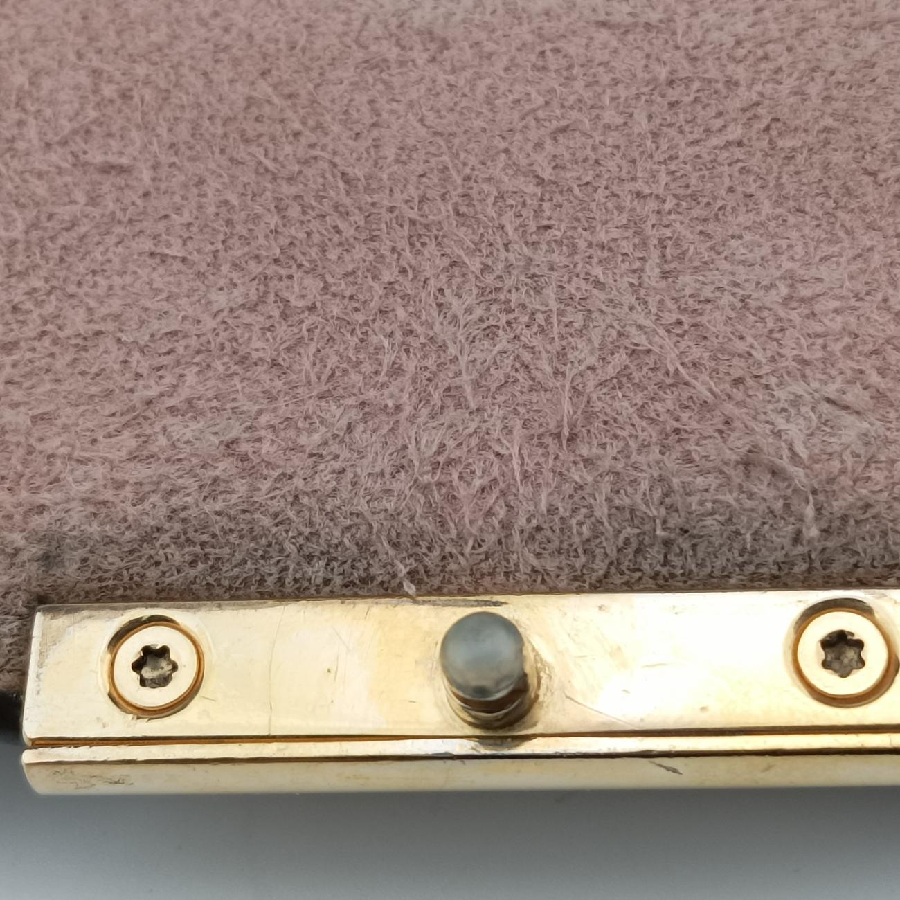 Pre-owned Louis Vuitton Wight EBENE×Magnolia Damier Canvas×Taurillon Leather N64418 shoulderbag | stylenewstar