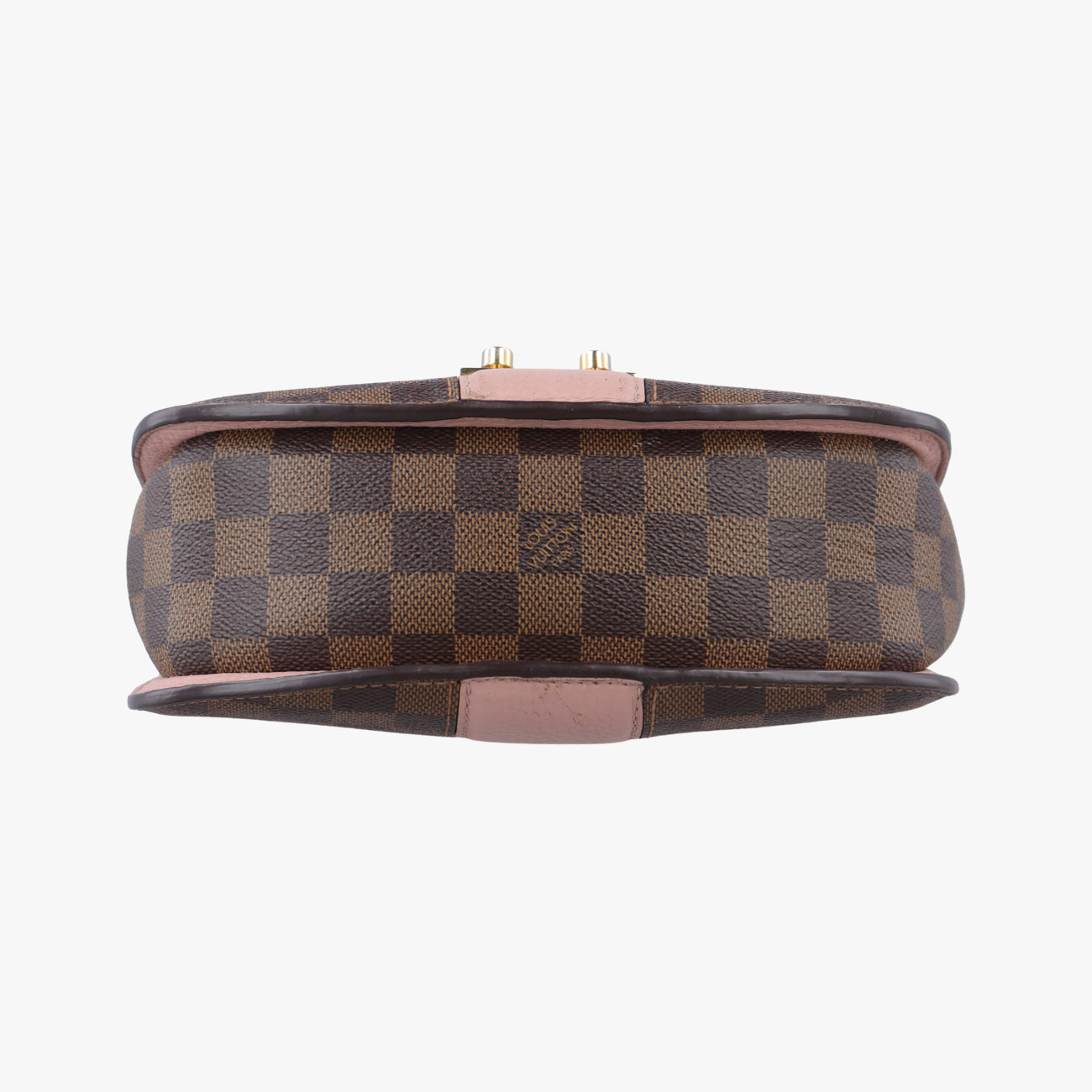 Pre-owned Louis Vuitton Wight EBENE×Magnolia Damier Canvas×Taurillon Leather N64418 shoulderbag | stylenewstar