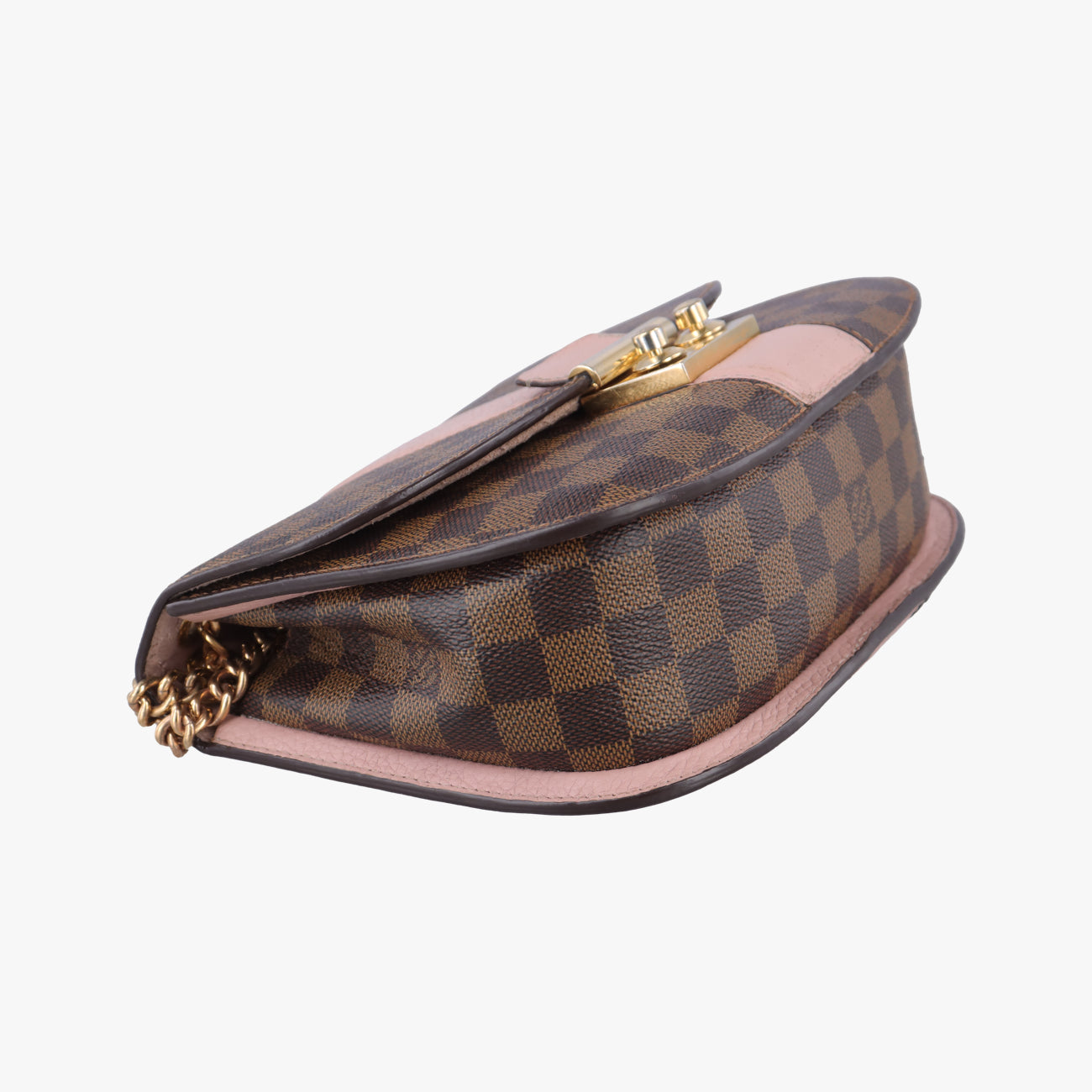 Pre-owned Louis Vuitton Wight EBENE×Magnolia Damier Canvas×Taurillon Leather N64418 shoulderbag | stylenewstar