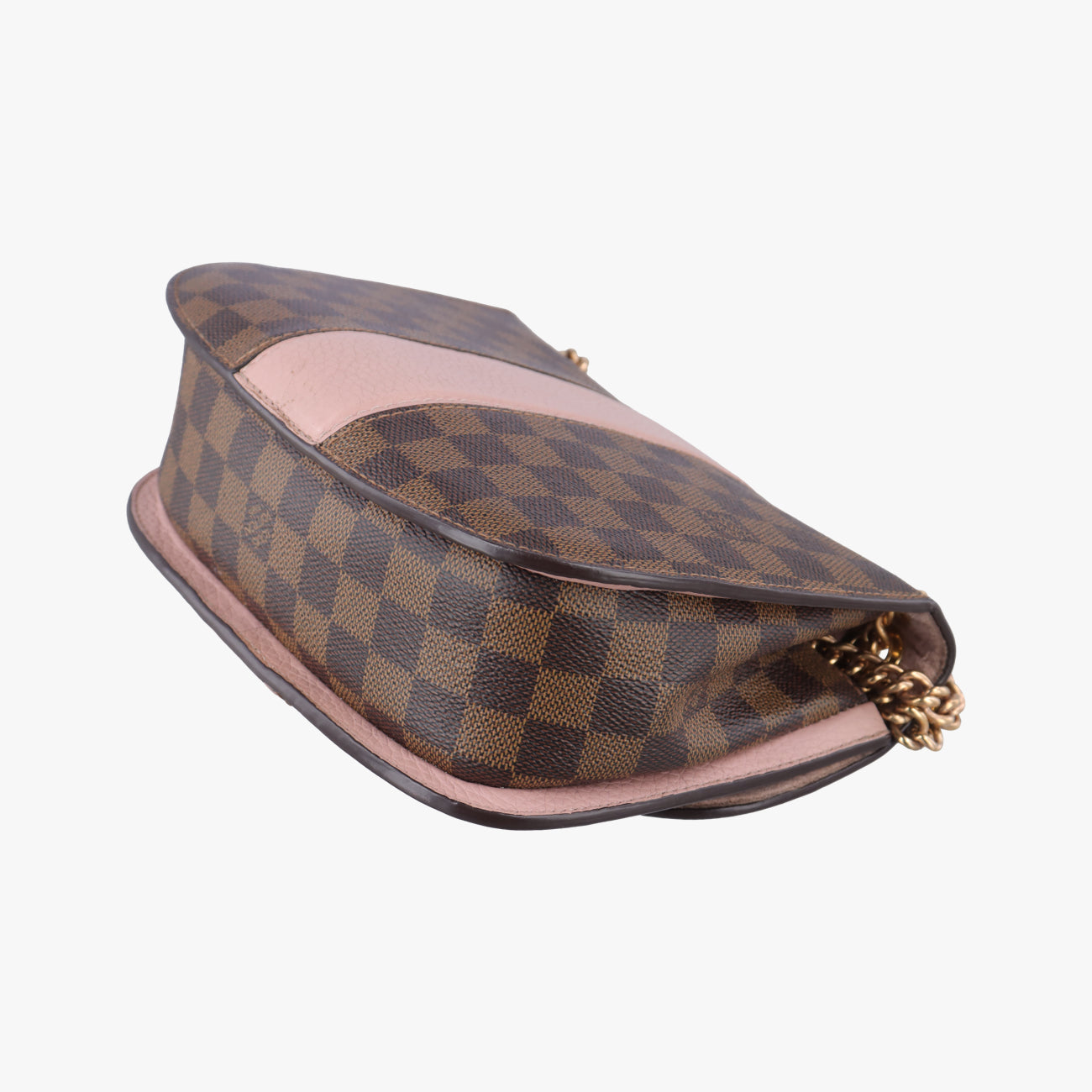 Pre-owned Louis Vuitton Wight EBENE×Magnolia Damier Canvas×Taurillon Leather N64418 shoulderbag | stylenewstar