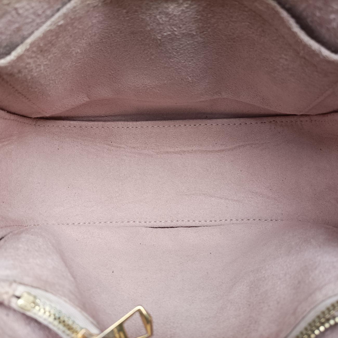 Pre-owned Louis Vuitton Wight EBENE×Magnolia Damier Canvas×Taurillon Leather N64418 shoulderbag | stylenewstar