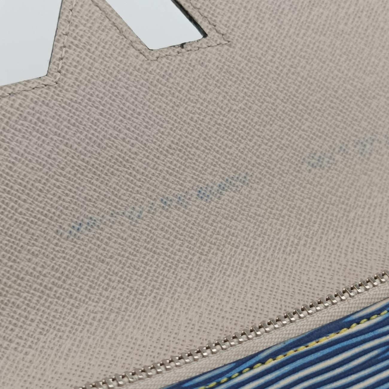 Portefeuille Twist Chain Wallet Blue Epi SP0155