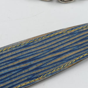 Portefeuille Twist Chain Wallet Blue Epi SP0155
