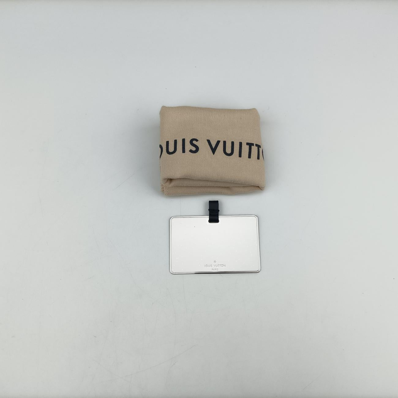 Pre-owned Louis Vuitton Micro Vanity Navy x Gray MONOGRAM JACQUARD DENIM M82467 shoulderbag | stylenewstar