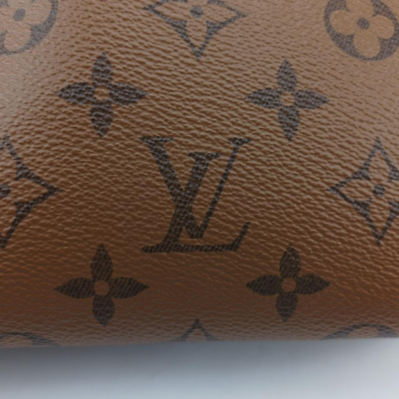Pre-owned Louis Vuitton Pochette Kabuki Mask Brown×MARRON×FUCHSIA Monogram Reverse×Epi M43495 shoulderbag | stylenewstar