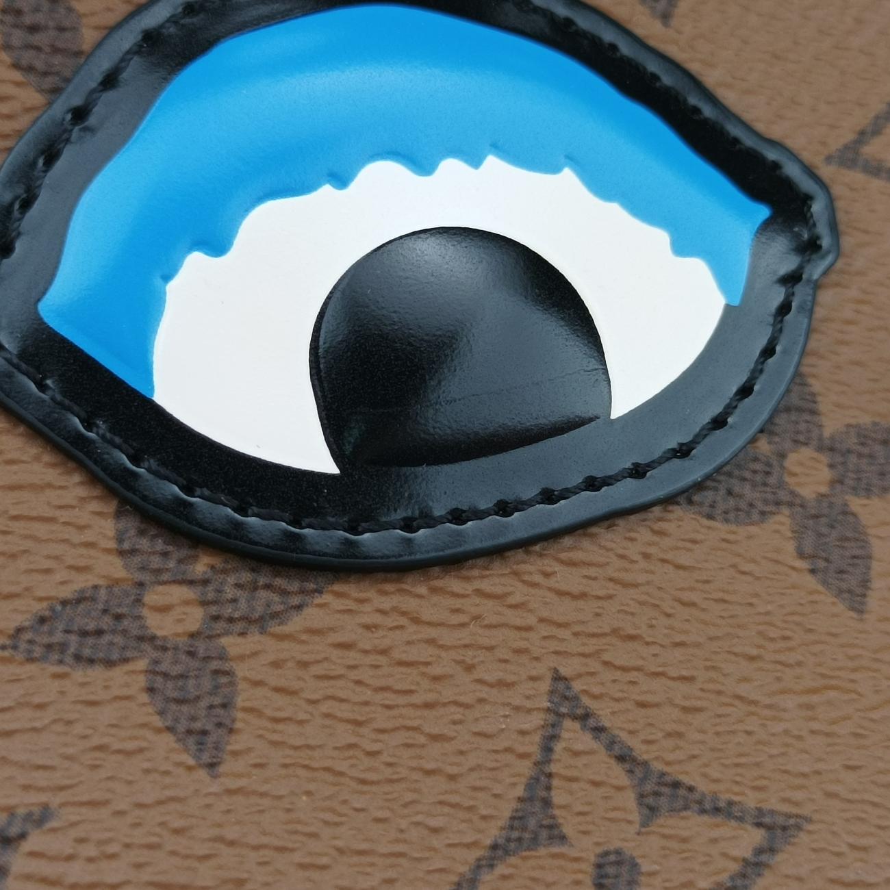 Pre-owned Louis Vuitton Pochette Kabuki Mask Brown×MARRON×FUCHSIA Monogram Reverse×Epi M43495 shoulderbag | stylenewstar