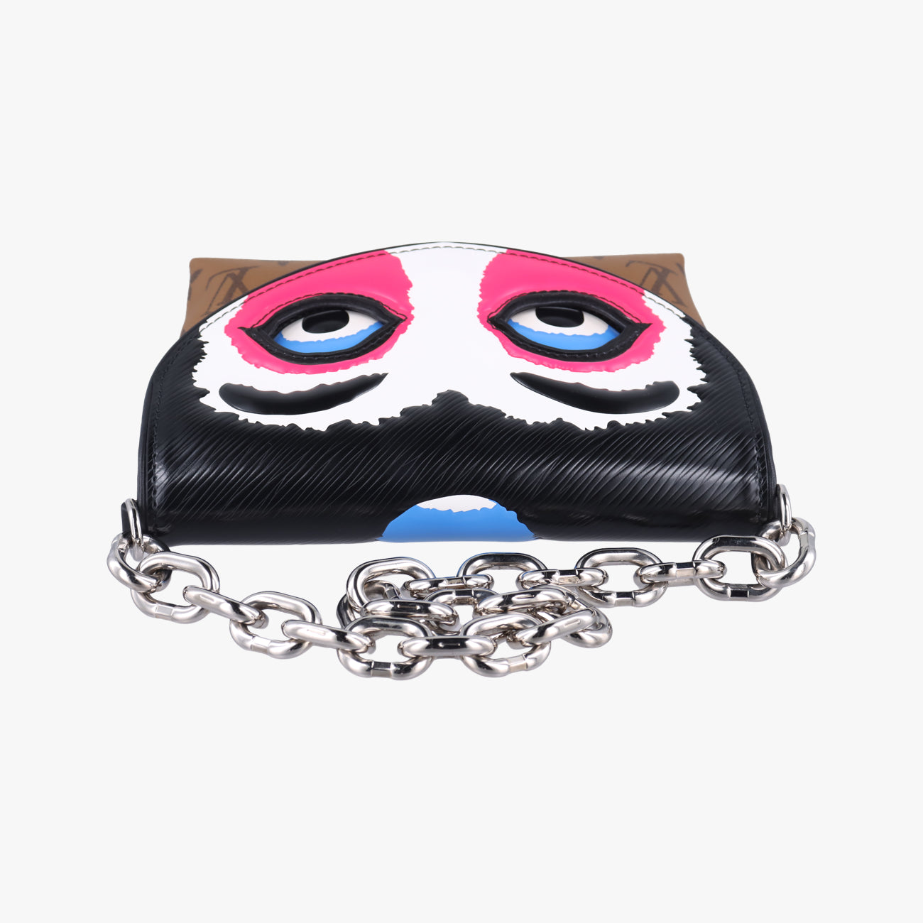 Pre-owned Louis Vuitton Pochette Kabuki Mask Brown×MARRON×FUCHSIA Monogram Reverse×Epi M43495 shoulderbag | stylenewstar