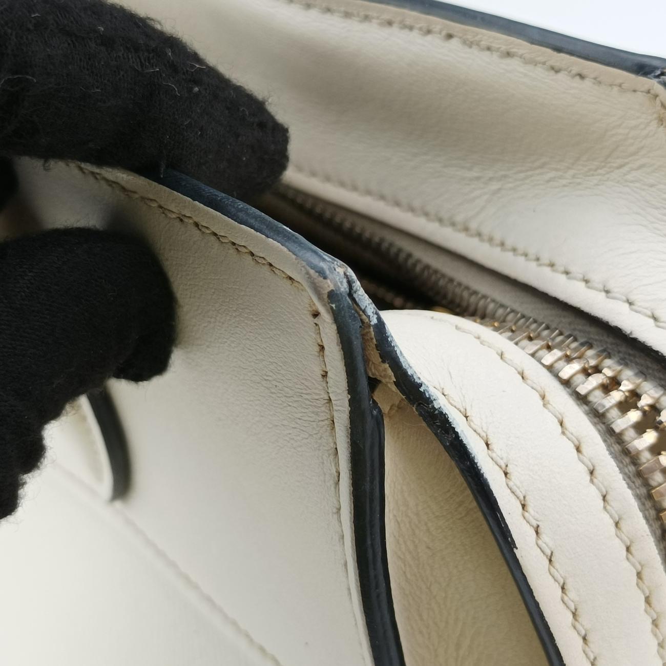 Esplanade White SAFFIANO Leather 117 X