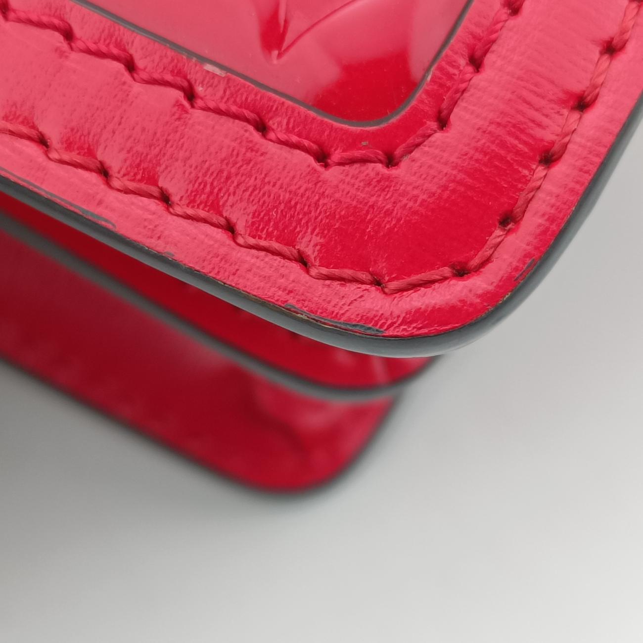 Pre-owned Louis Vuitton DAUPHINE　mini Red Vernis M90499 shoulderbag | stylenewstar