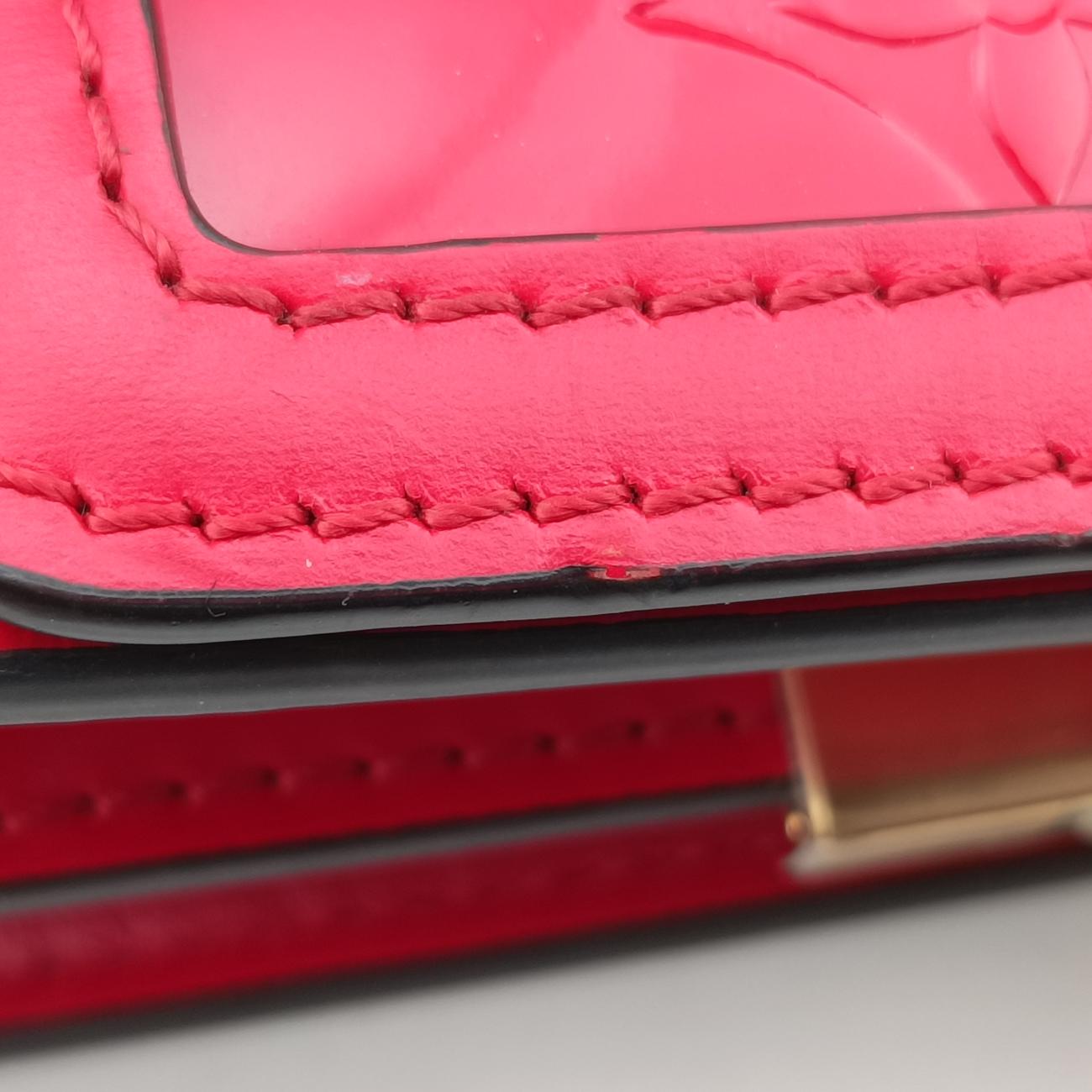 Pre-owned Louis Vuitton DAUPHINE　mini Red Vernis M90499 shoulderbag | stylenewstar