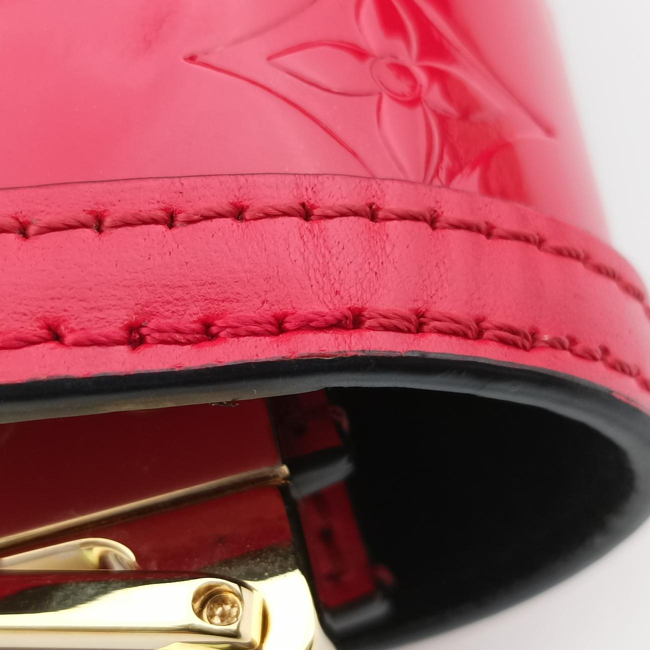 Pre-owned Louis Vuitton DAUPHINE　mini Red Vernis M90499 shoulderbag | stylenewstar